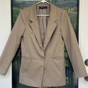 Beige Lioness Blazer Jacket